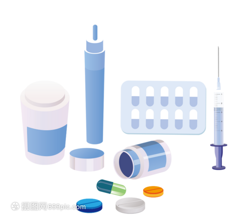 手繪卡通醫(yī)療器械膠囊